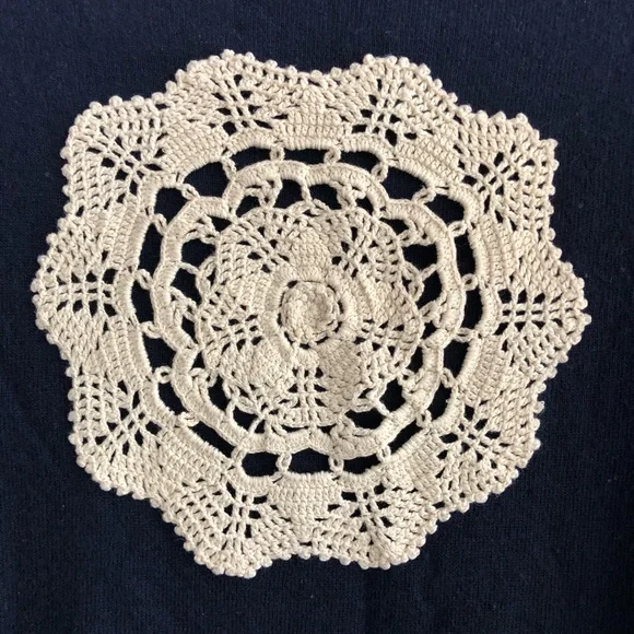 Karen Nicol crochet applique cardigan - Picture 8 of 8